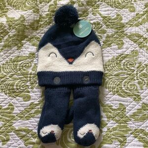 Barnes and Noble Hat and Mitten set